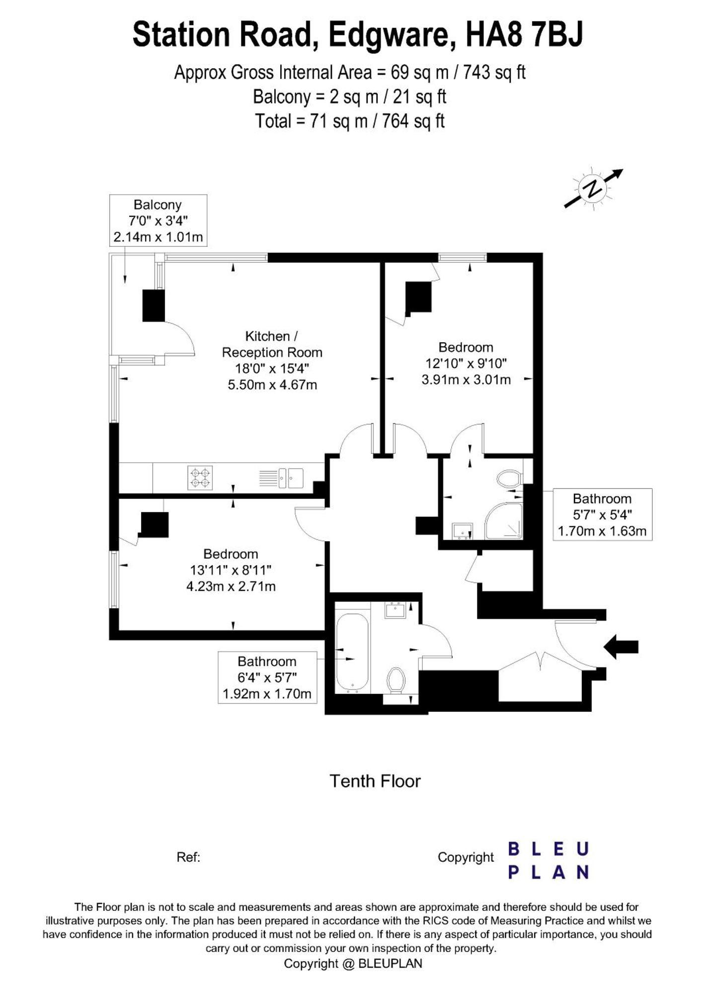 Luxury Apartment With Stunning Views On 10Th Floor Edgware Exterior photo